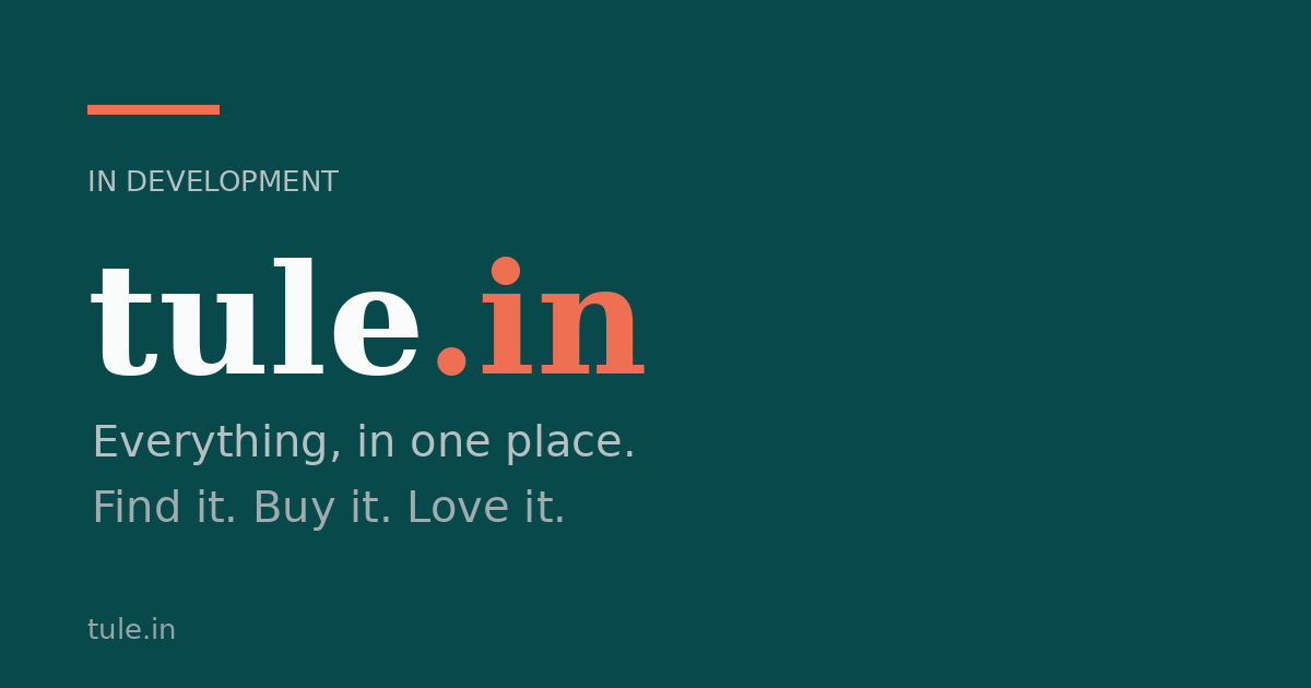 Link preview image for tule.in